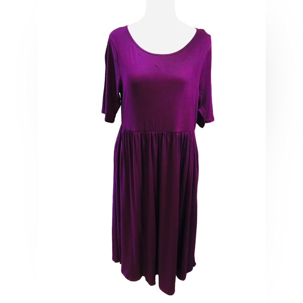 Sz XL Plum Dress